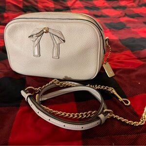 Coach Isla Chain Crossbody Bag with Bow